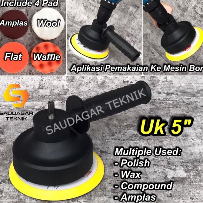 Adaptor Poles Bor Adapter Polisher Adaptor Mesin Bor Ke Mesin Poles