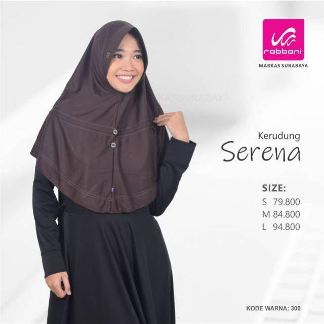 Kerudung instan Rabbani SERENA-Coklat