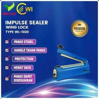 Impulse Sealer Alat Press Pres Plastik Las Plastik 20cm 20 cm ATN F-200