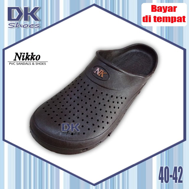 Nikko Sandal Selop Bakpao Baim 40-42 Coklat Pria / Sandal Karet Pria Tahan Air