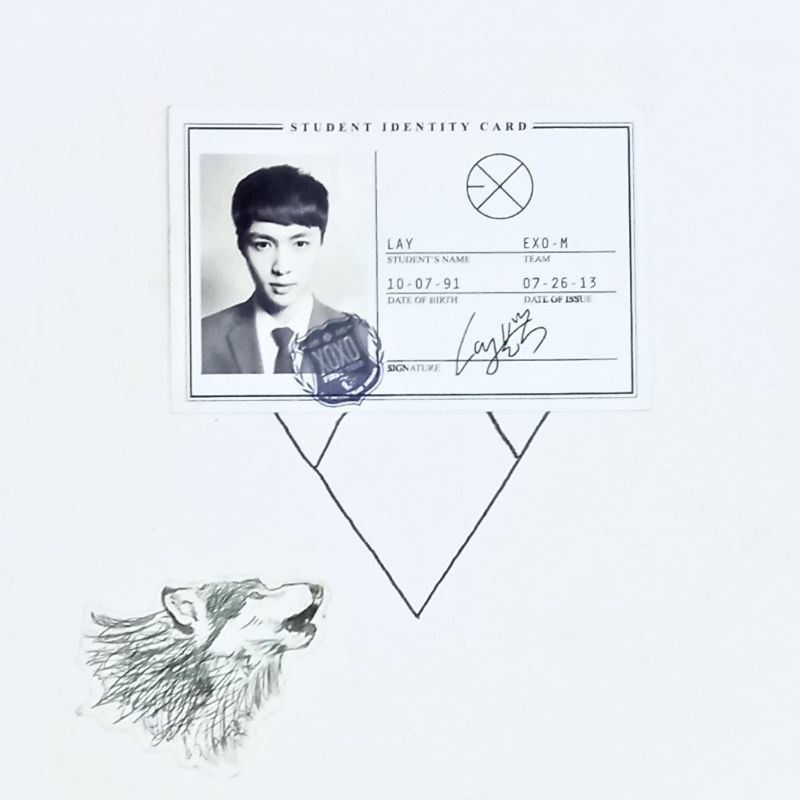 PHOTOCARD EXO LAY YIXING XOXO