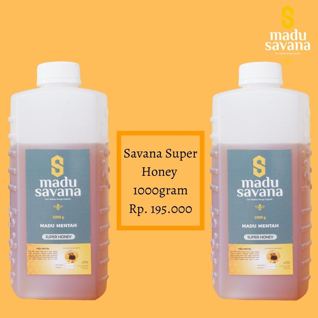 

Madu savana super honey - 1kg - murni