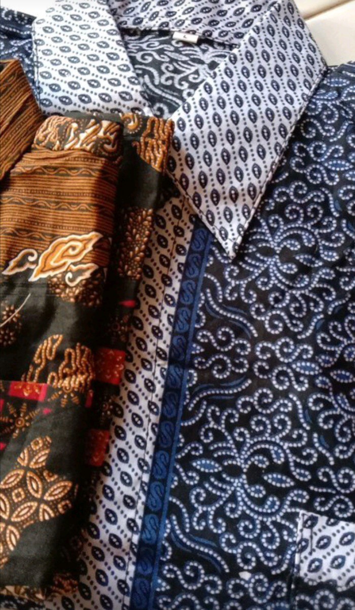 Sadana Batik - (4) Kemeja Batik Anak Size Terlengkap Kid Fashion Seragam Sekolah