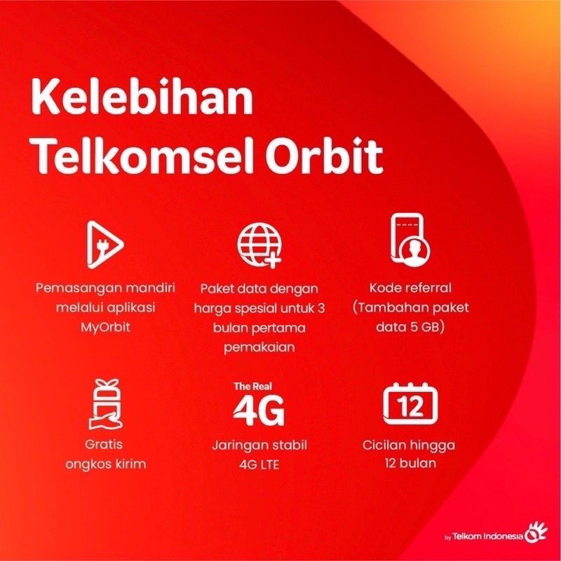 Mifi Modem Wifi ORBIT PRO H1 HUAWEI B535 4G LTE Free Telkomsel 150GB Garansi Resmi