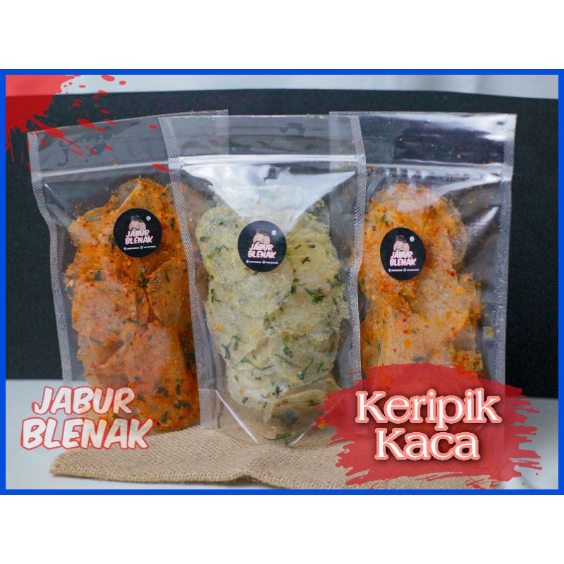 

Keripik Kaca kripca kripik beling jajanan murah cemilan pedas