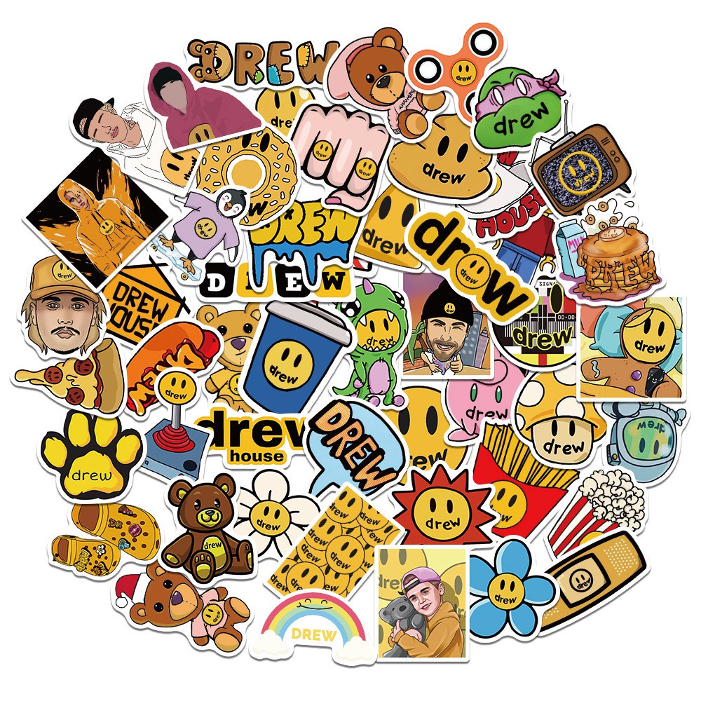 

Drew House – Justin Bieber Sticker Pack (50pcs)