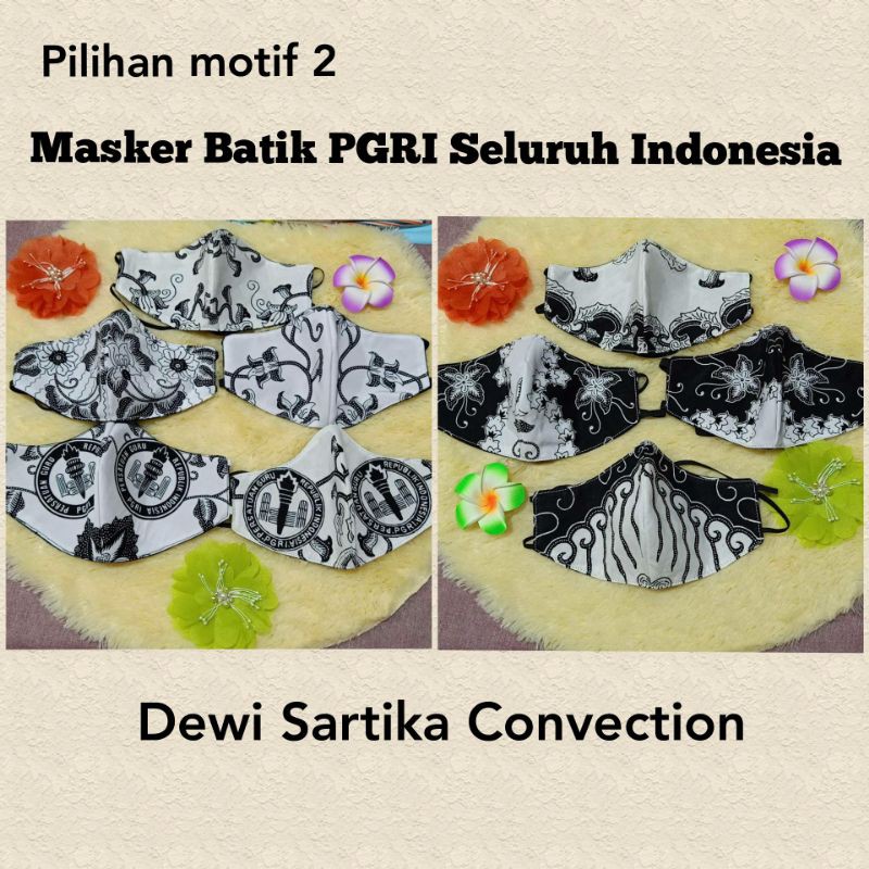 Masker Kain PGRI *Grosir* persatuan guru republik Indonesia