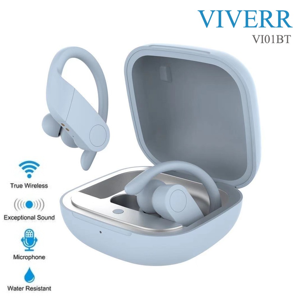 VIVERR Headset earbud Viverr Bluetooth VI01BT Charging Super Bass Multiple Colors Garansi 6 Bulan