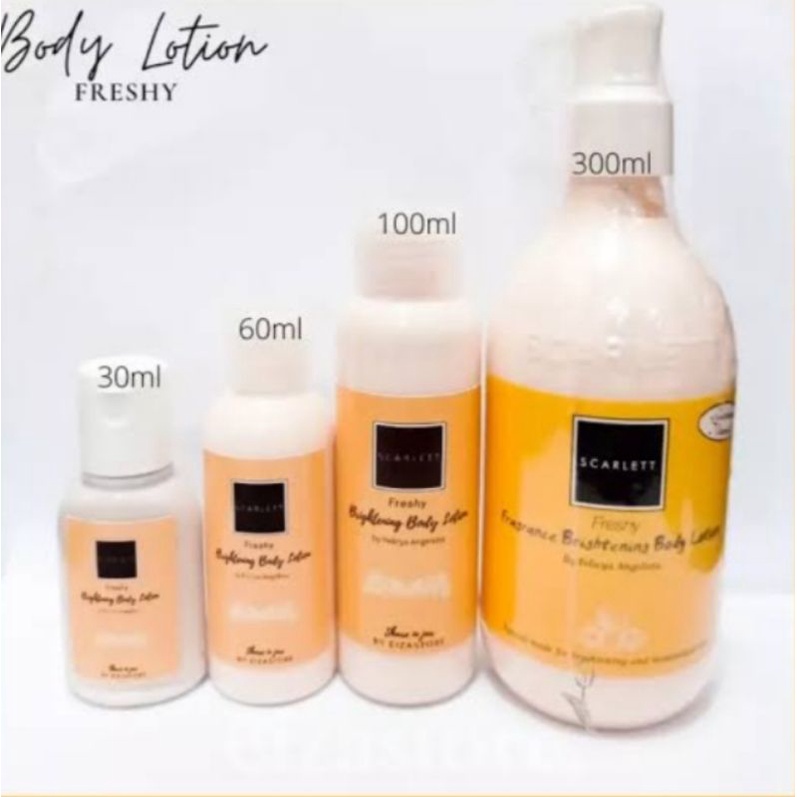 bodylotion scarlett kemasan Hemat60ml original-Freshy