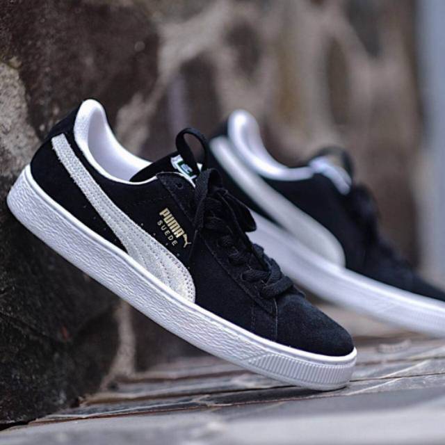 

PUMA SUEDE "BLACK LIST WHITE" (no label size)