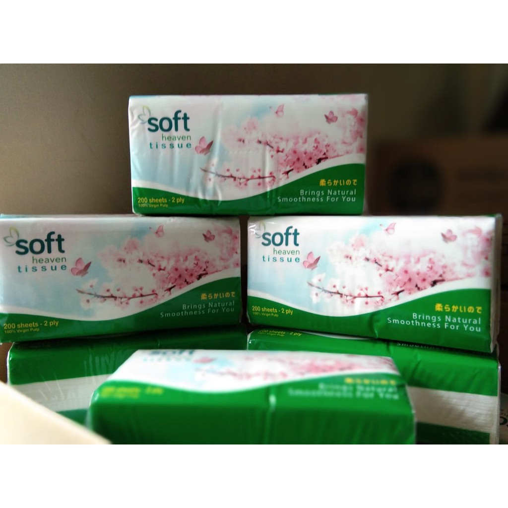 Tissue Murah Soft Heaven 200's 2 PLY