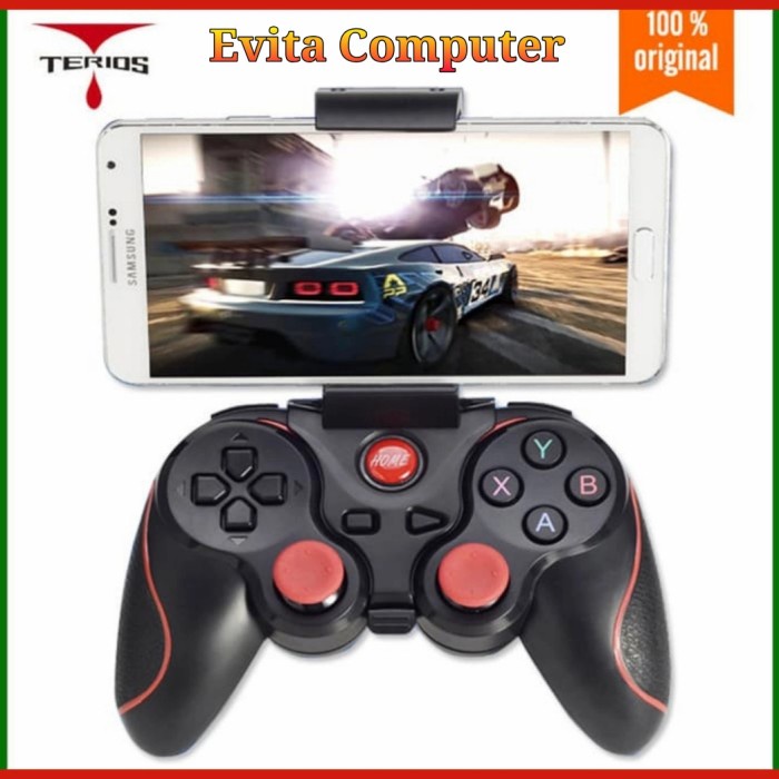Stick GamePad Bluetooth Controller For Android With Holder