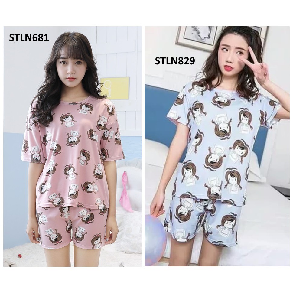 Setelan Pendek Wanita Little Girl Pink - STLN681 - STLN829