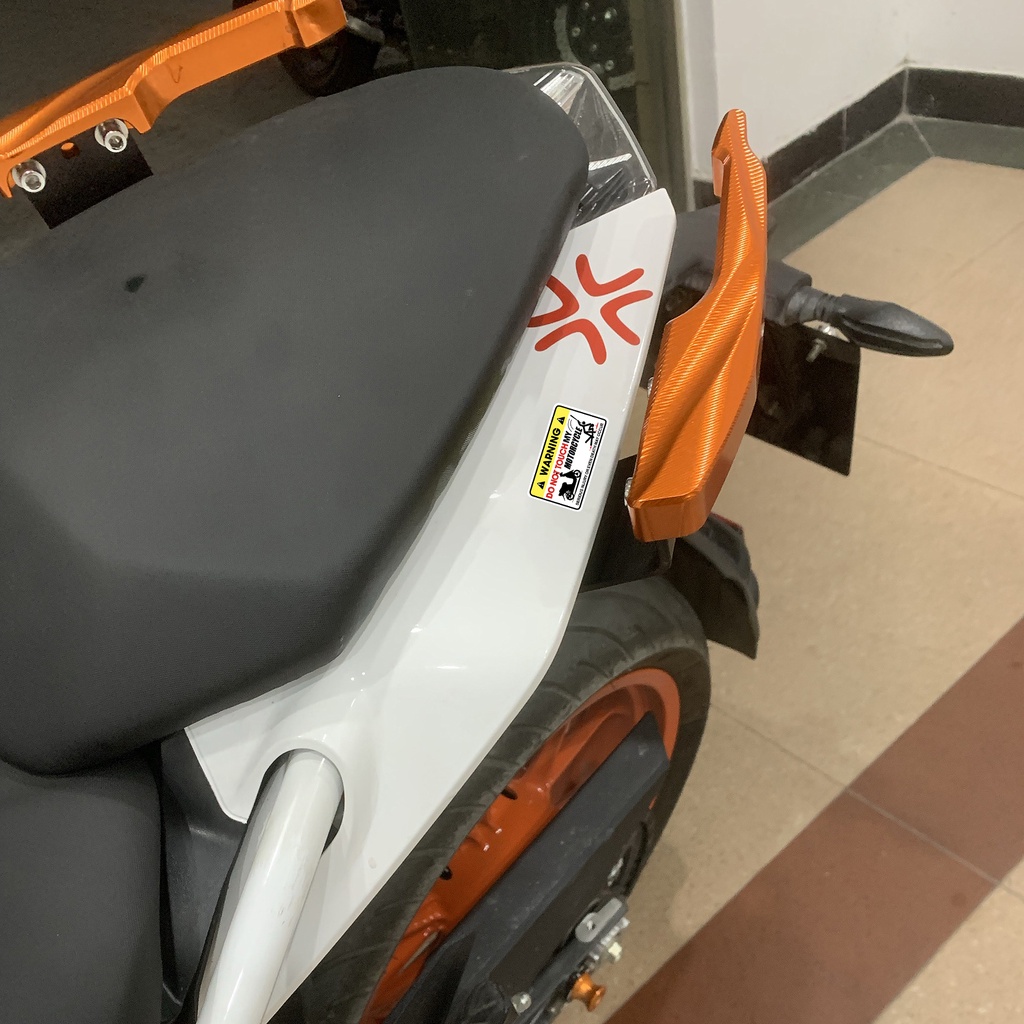 &quot;Don't Touch My Motorcycle&quot; Stiker Peringatan &quot;Jangan Sentuh Sepeda Motor Saya&quot; Motocross Skuter Sepeda Reflektif Stiker untuk YAMAHA