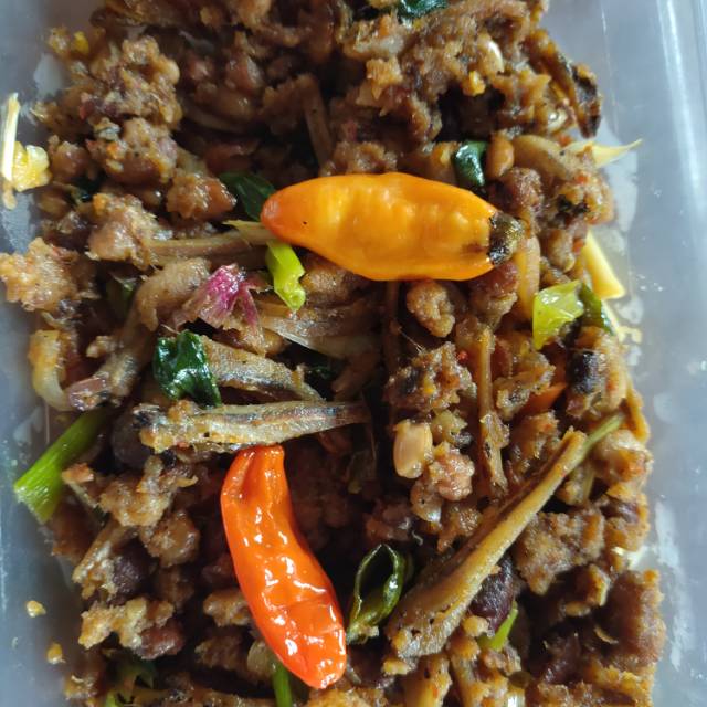 

Sambal Teri Oncom
