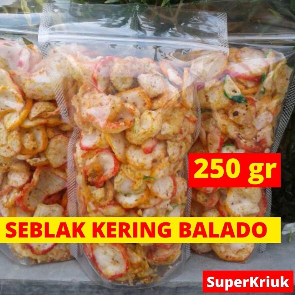 

HOT ITEM Q9834 Seblak Kering Balado Super Pedas 250gr ㅱ