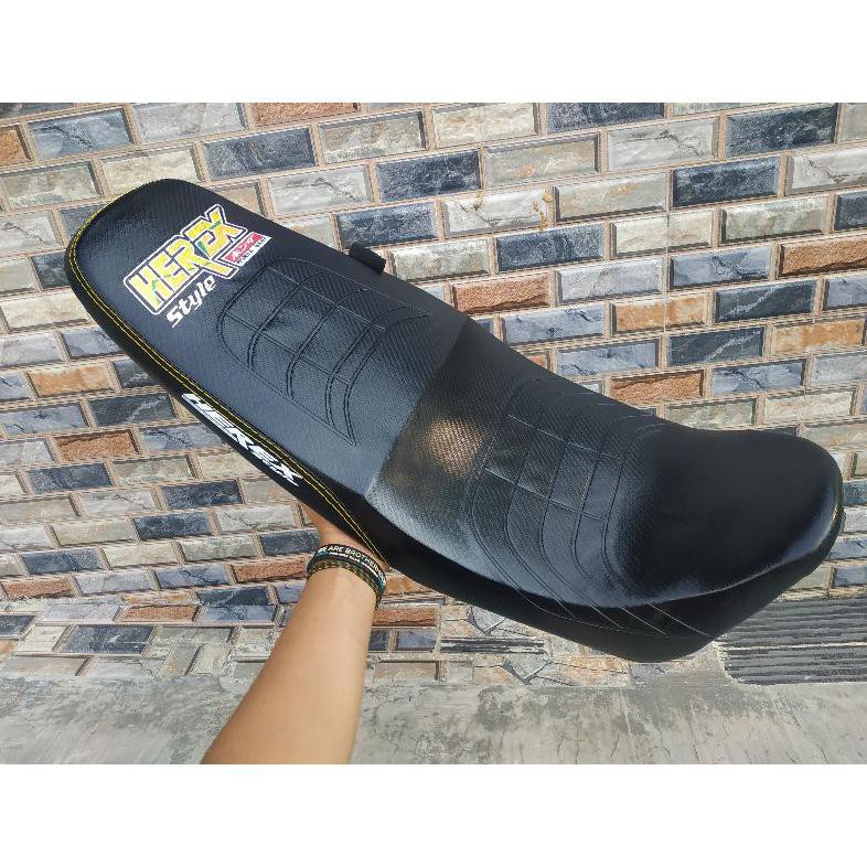 Jok sadel mp megapro hiu herex style slim tipis type gelombang dan selonjor