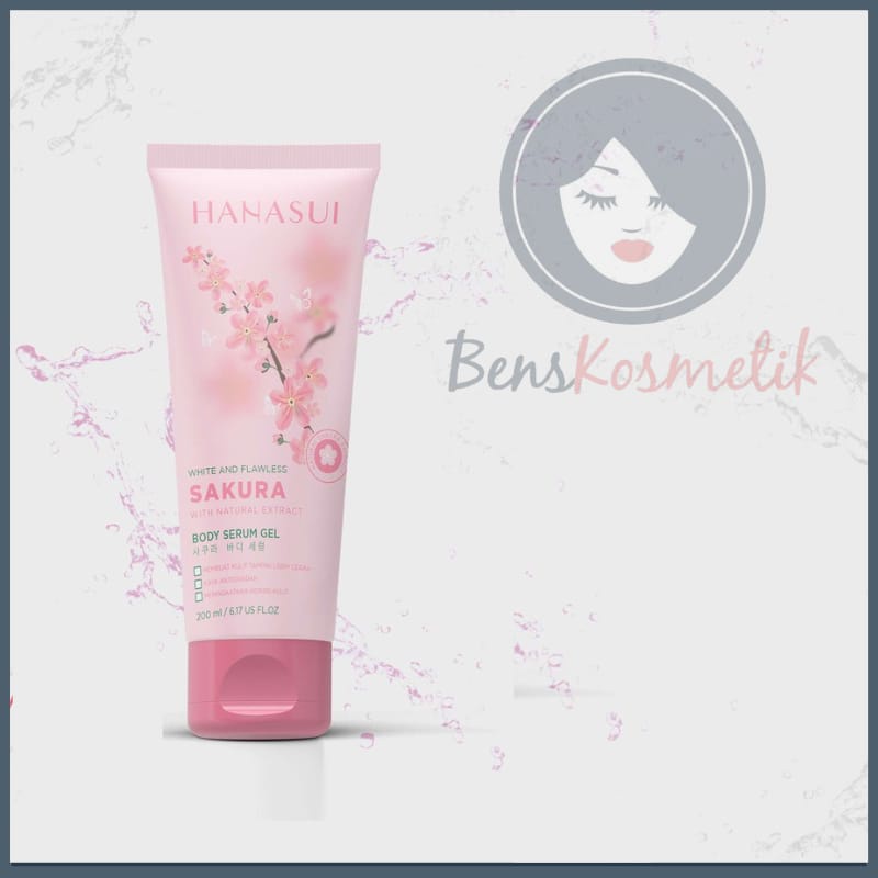 HANASUI SAKURA BODY SERUM GEL 200ML / BODY SERUM HANASUI