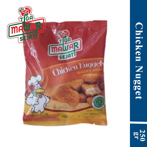 

Chicken Nugget TMS / Tiga Mawar Sejati 250gram - Nugget Ayam