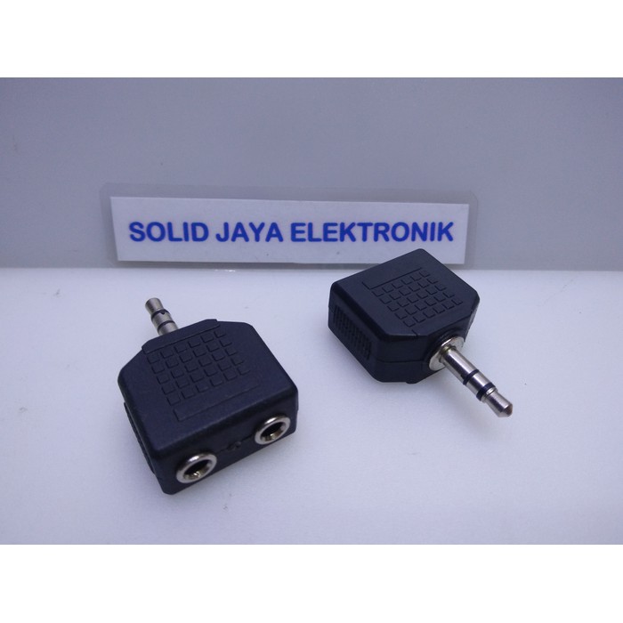 Konektor Connector Sambungan Cabang Jack Stereo 3.5 mm