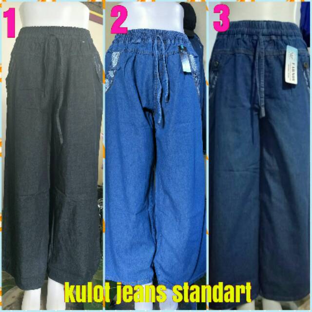 CELANA KULOT DEWASA JEANS