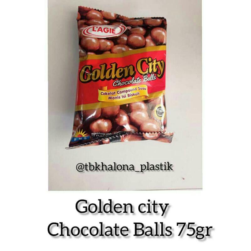 

Golden City Chocolate Ball Lagie 75gr