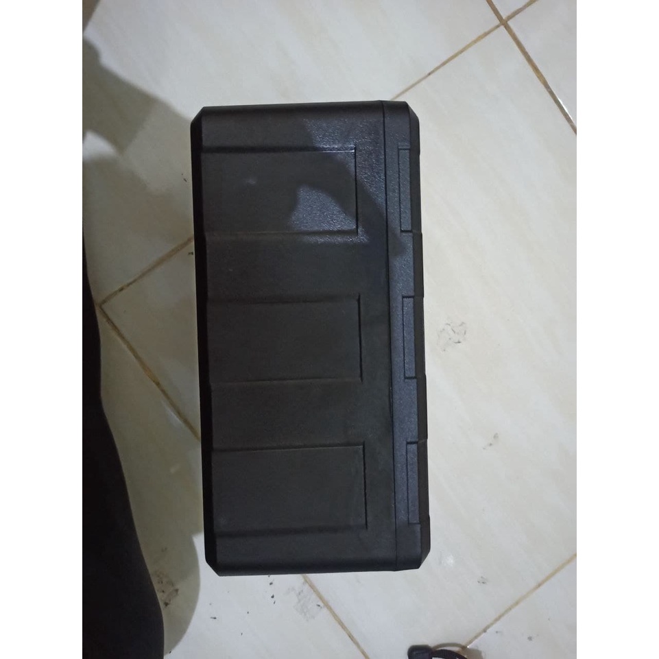 Box Plastik Hitam X9 24 x 14.5 x 12 cm enclosure box