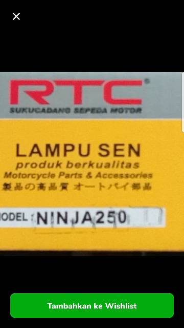 Lampu sen Assy Ninja 250