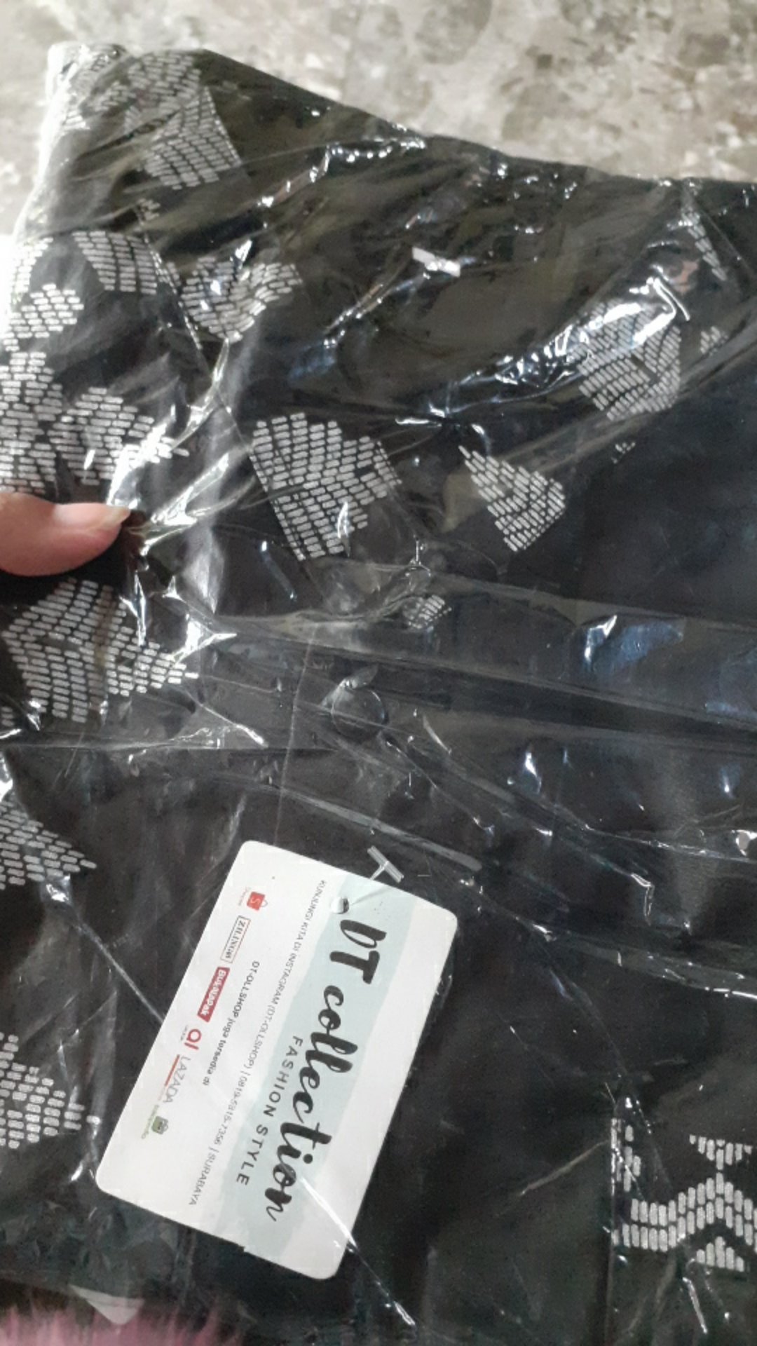 Cod- Dt Collection Kemeja Hem Batik  Pekalongan Kombinasi Kerah Koko