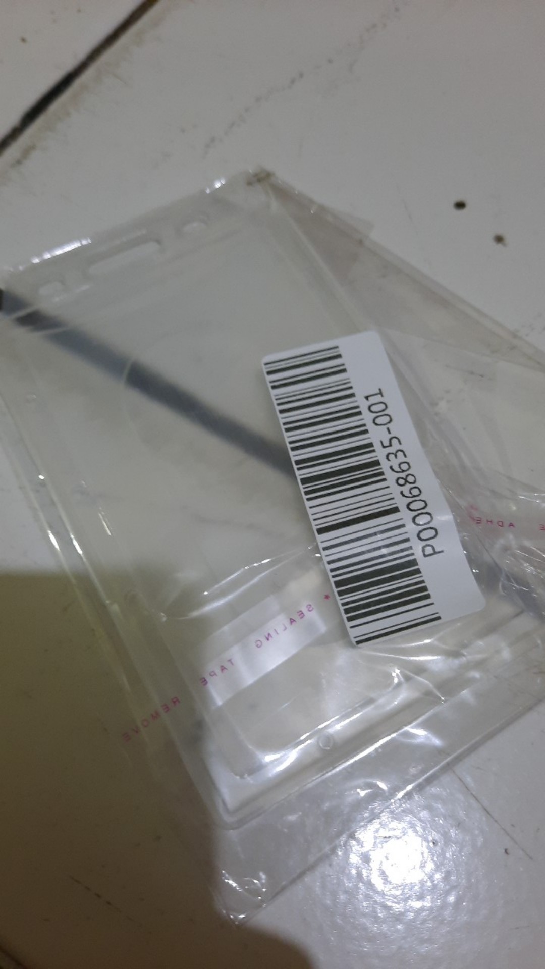 【hd】【big Sale】 Baru! Hd Plastik Pelapis Lencana / Kartu Id Bahan Tebal Warna Transparan