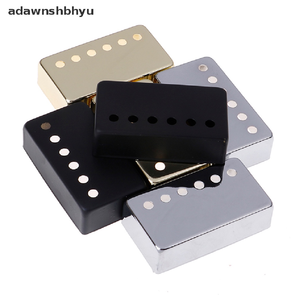 Adawnshbhyu Penutup pickup humbucker Bahan Metal 50/52mm Untuk Gitar Elektrik