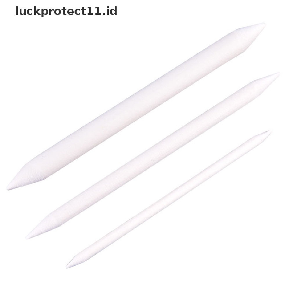 &lt; Luckprotect11.Id &gt; 6pcs/set Stik Blending Putih Noda Buntung Sketsa Gambar Artis