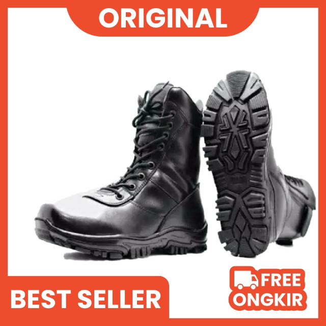 SEPATU PDL TNI SATPAM BRIMOB KULIT SINTETIS