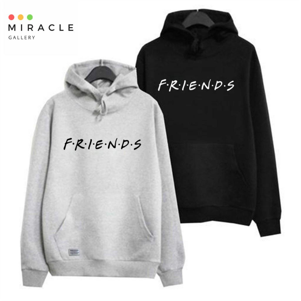 Sweater Hoodie Couple / Jaket FRIENDS COUPLE Bahan Fleece Premium