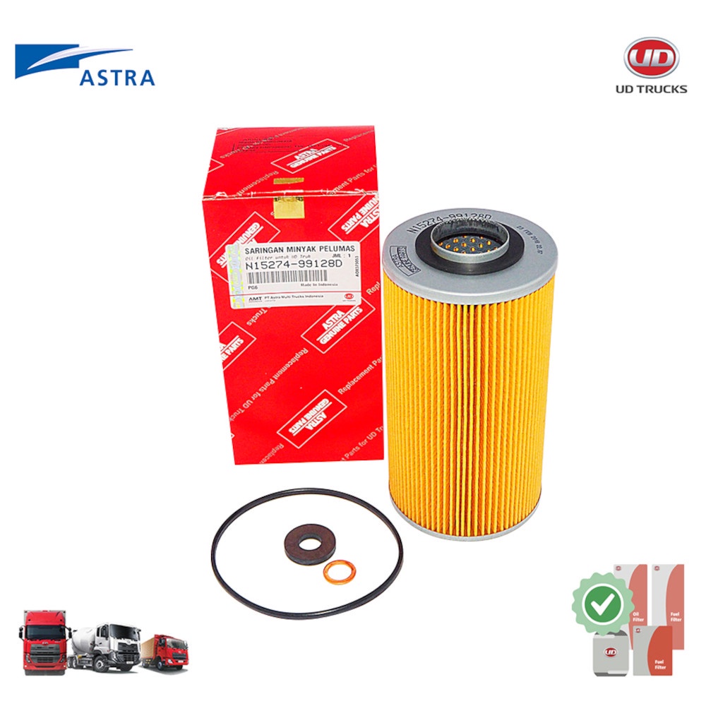 UD Trucks Nissan Diesel - Saringan Oli / Oil Filter [1527499128D]