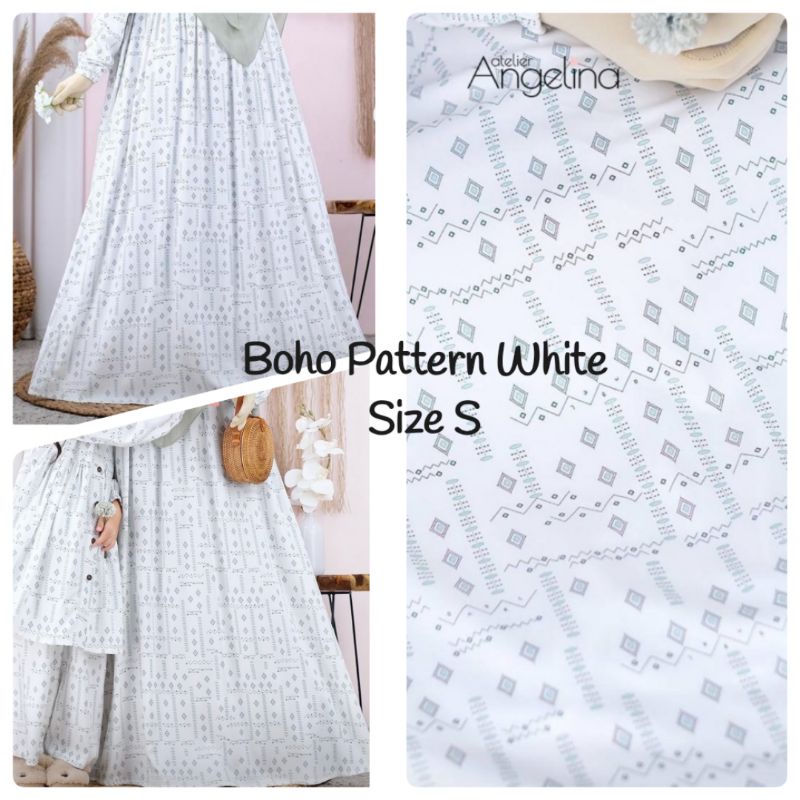 Atelier Angelina - Sarah Dress Boho Pattern Size S