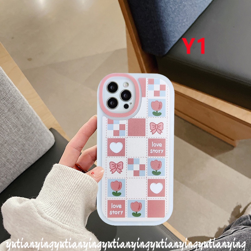 Soft Case Motif Hati Bunga Pink Untuk Oppo A5s A57 2022 A7 A12 A3s A15 A15S A5 2020 A9 2020 A32 A33 2020 A53 2020 A12E A11k A35 A11k