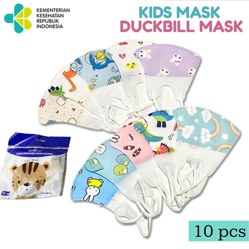 NEW MASKER KF94 MASKER ANAK KF 94 CAREION4PLY ISI 10PCS MASKER KOREA PUTIH HITAM ABU KF 94 ANAK 4D - KF94 ANAK COWOK/CEWEK