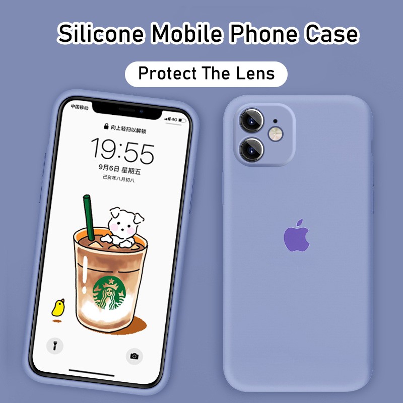 [READY STOCK] Luxury Liquid Silicone Phone Case For iPhone