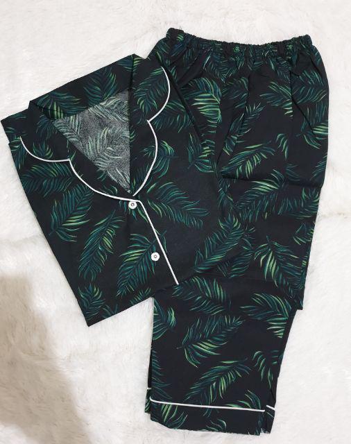 Baju Tidur Piyama Wanita/Cewek Pajamas Motif Dewasa Kekinian Karakter/Kotak Guillen-CP COCO BLACK