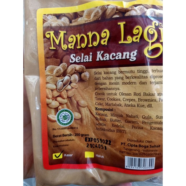 

selai kacang mannalagi 250gr