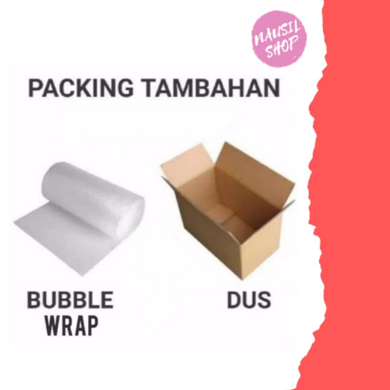 

KARDUS DUS PACKING BUBBLE WRAP TAMBAHAN