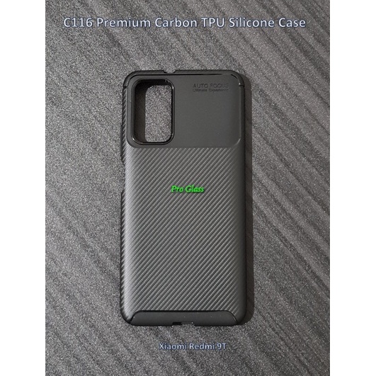 C116 Xiaomi Redmi 9A / 9T Premium Carbon TPU Silicone Case Armor