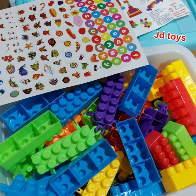 Mainan Balok Susun Ukuran Besar - Mainan Lego Block Brick Balok