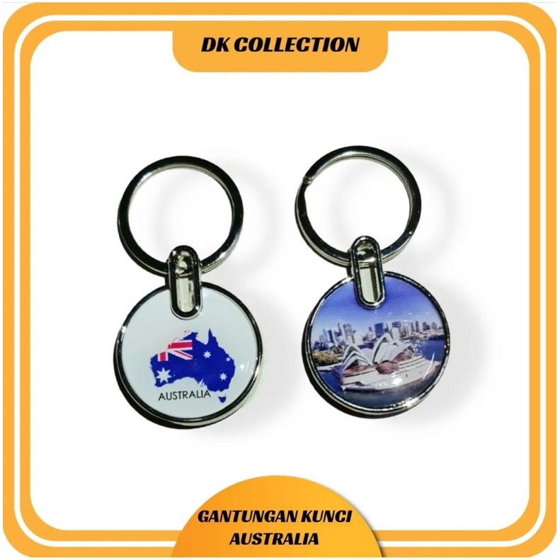 Gantungan kunci Australia box Souvenir Australia keychain