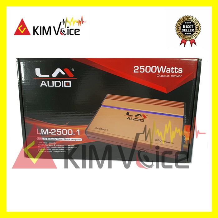 Power Monoblok LM AUDIO LM-2500.1 1Channel