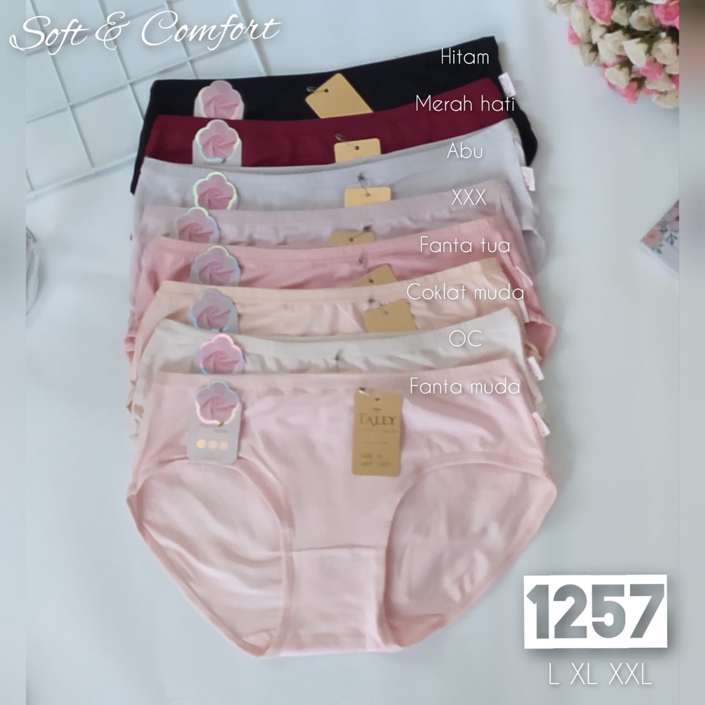 CD BASIC TALLY 1257 BAHAN PREMIUM CUTTING MINI SIZE L XL XXL PAKAIAN DALAM WANITA