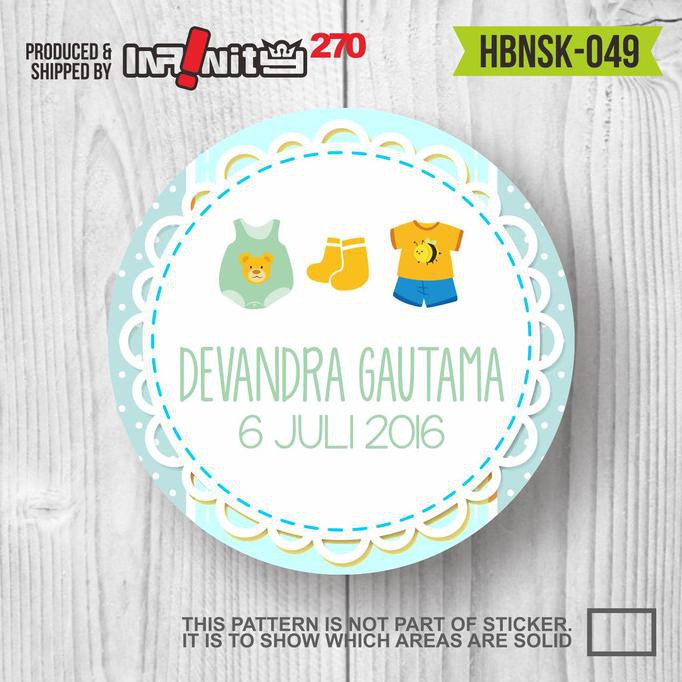 

Sticker Label Souvenirs Hampers Ulang Tahun Aqiqah Man Yue Hbnsk-049 Terbaru