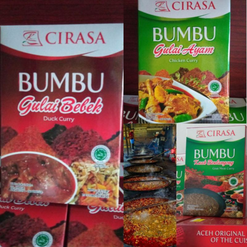 

CIRASA Bumbu Kering Gulai Kambing / Sapi / Ayam / Bebek 300 gr
