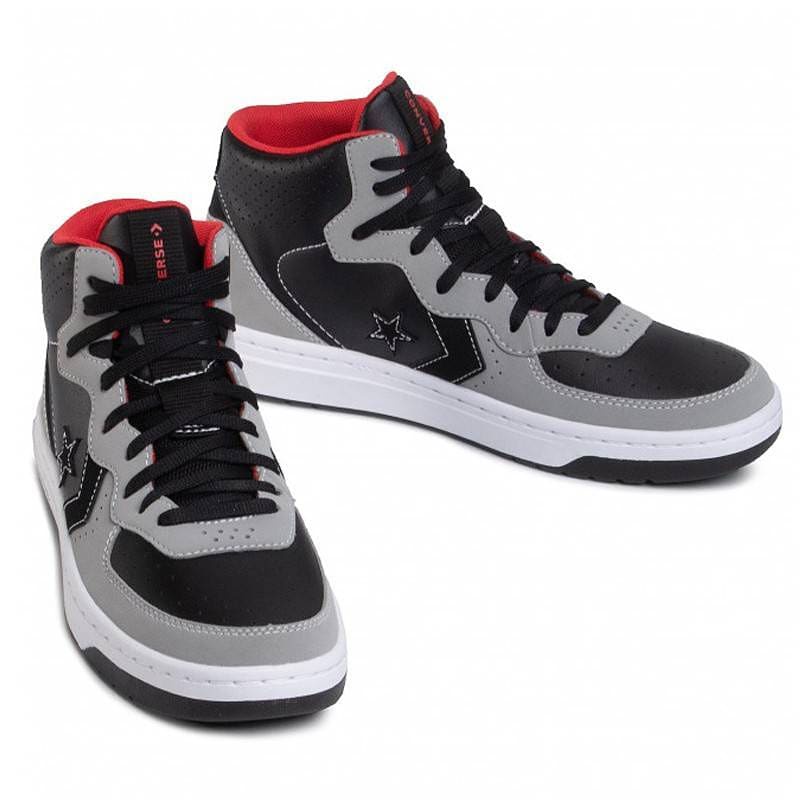 Converse Rival Mid Black Grey (SEPATU PRIA WANITA CONVERSE ORIGINAL 100% OFFICIAL STORE)